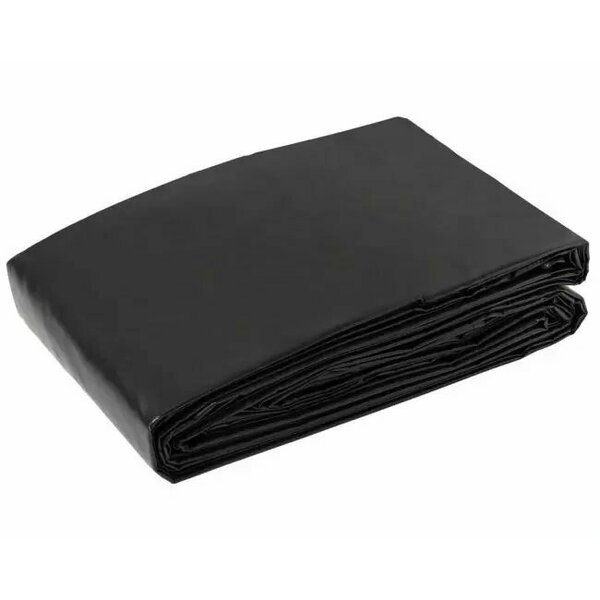 Tarps Now 5 ft x 5 ft Heavy Duty 20 Mil Tarp, Black, Vinyl FSVC18B-0505